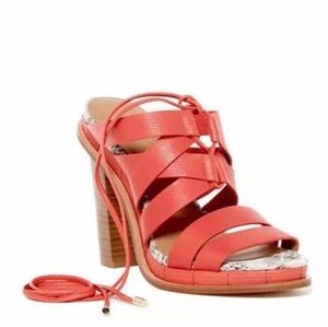 Calvin Klein Panelope coral sandal, size 8